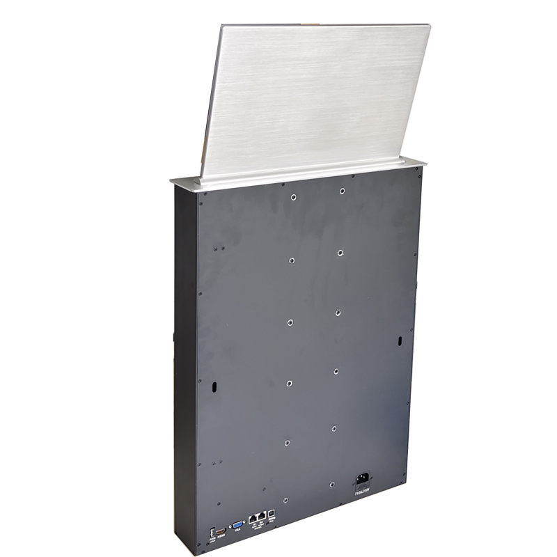 طاولة رفع شاشة LCD مزودة بمحركات قابلة للسحب لنظام المؤتمرات غير الورقية